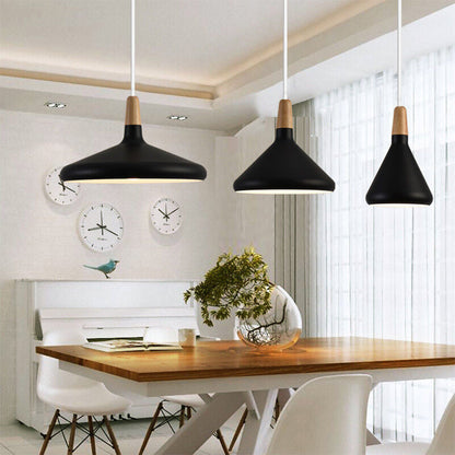 Nordic Macaron Wooden Creative Pendant Lamp