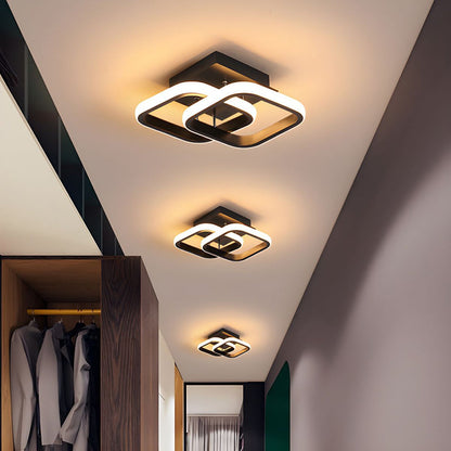 Modern White Metal LED Ceiling Light