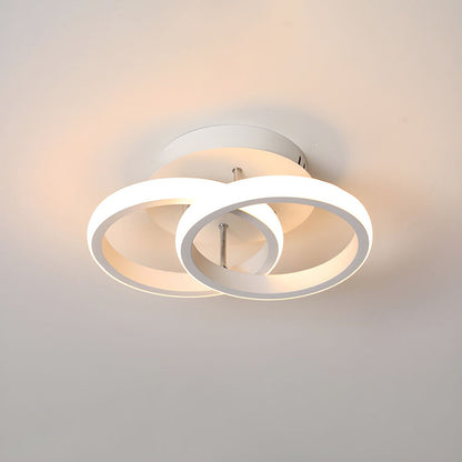 Modern White Metal LED Ceiling Light