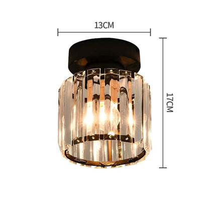 Modern 1-Light Hallway Flush Mount Ceiling Light