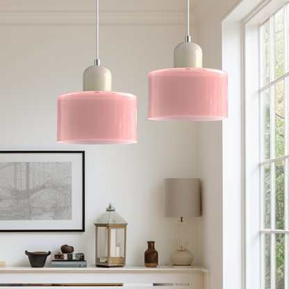 Bauhaus Small Glass Art Pendant Light
