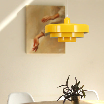 Mid Century Bauhaus Iron Pendant Lamp