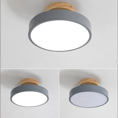 Modern Colorful Semi Flush LED Ceiling Light