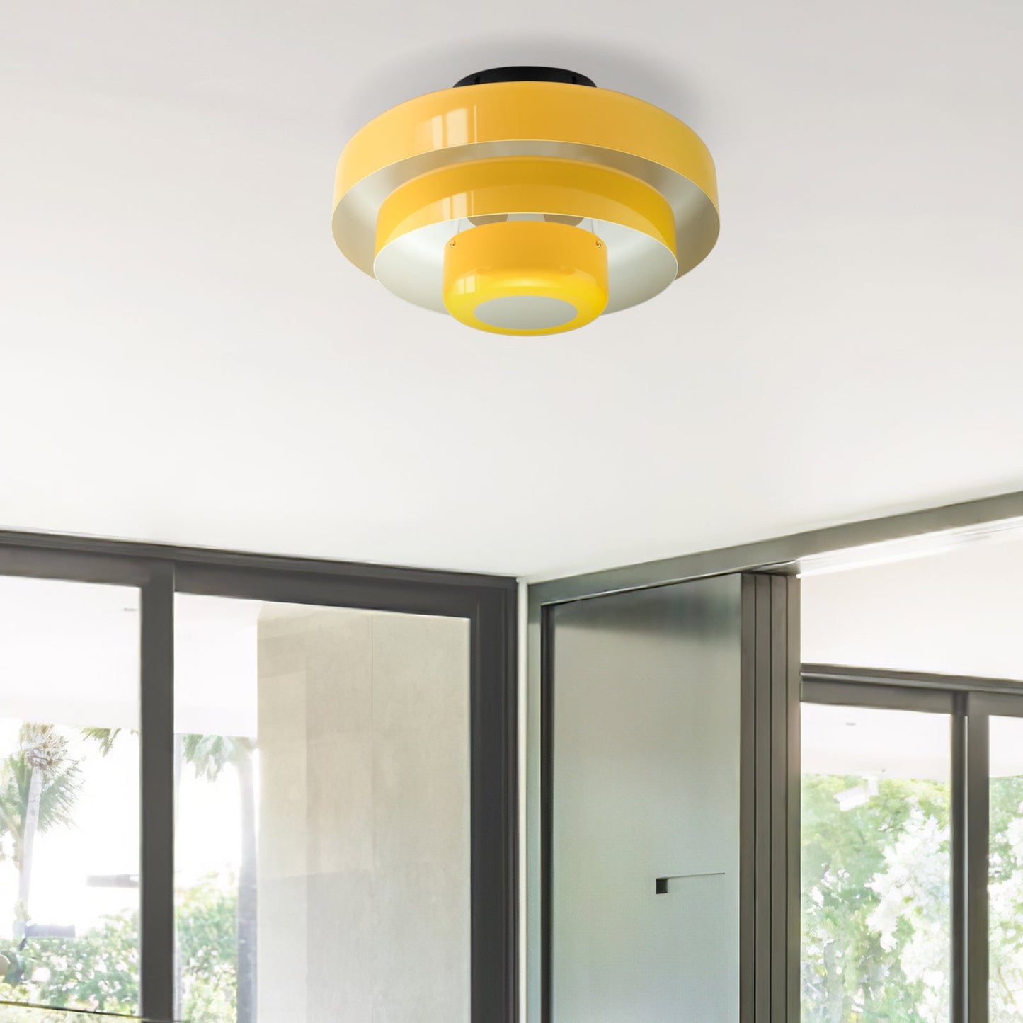 Iron Mid-Century Ceiling Lights