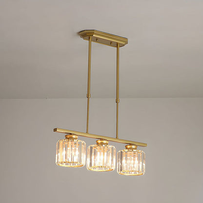 Modern Crystal Glass Kitchen Pendant Lamps