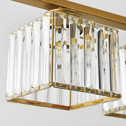 Nordic Multi Head Glass Island Chandelier