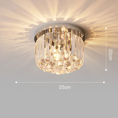 Contemporary Modern Crystal Ceiling Light