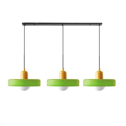 3 Heads Modern Art Decor Glass Pendant Light