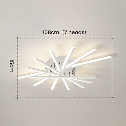 Metal Nordic Minimalist Creativity LED Ceiling Light