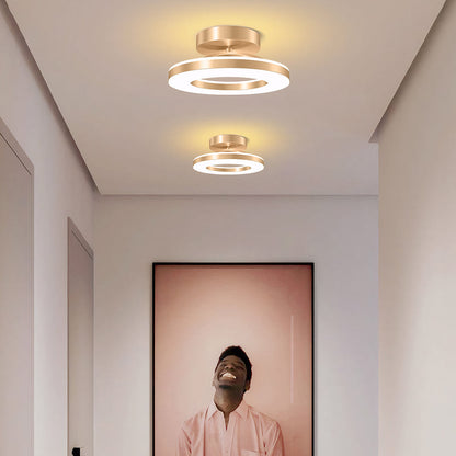 Contemporary Acrylic Round Hallway LED Ceiling Light