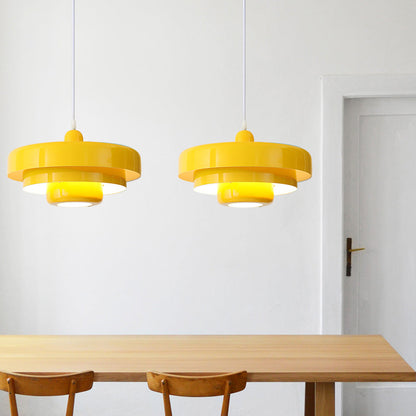 Mid Century Bauhaus Iron Pendant Lamp