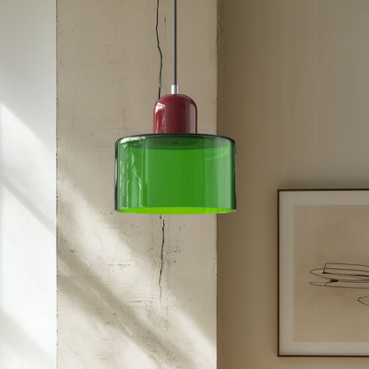 Bauhaus Small Glass Art Pendant Light