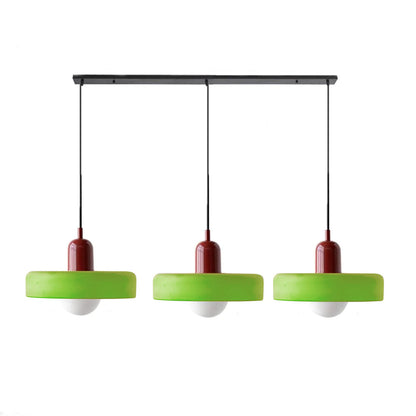 3 Heads Modern Art Decor Glass Pendant Light