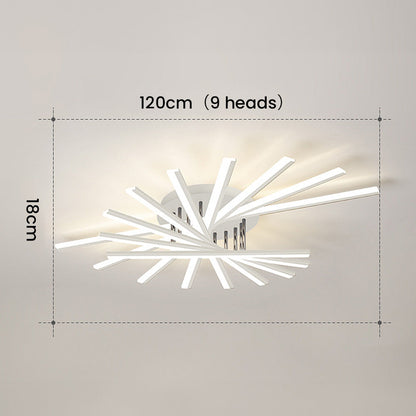 Metal Nordic Minimalist Creativity LED Ceiling Light