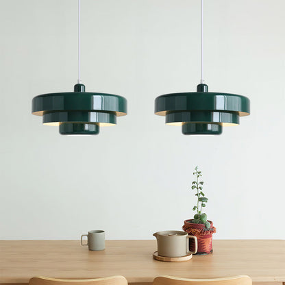 Mid Century Bauhaus Iron Pendant Lamp
