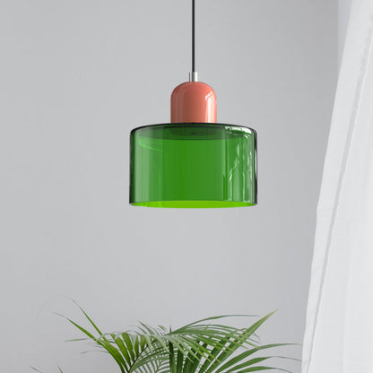 Bauhaus Small Glass Art Pendant Light