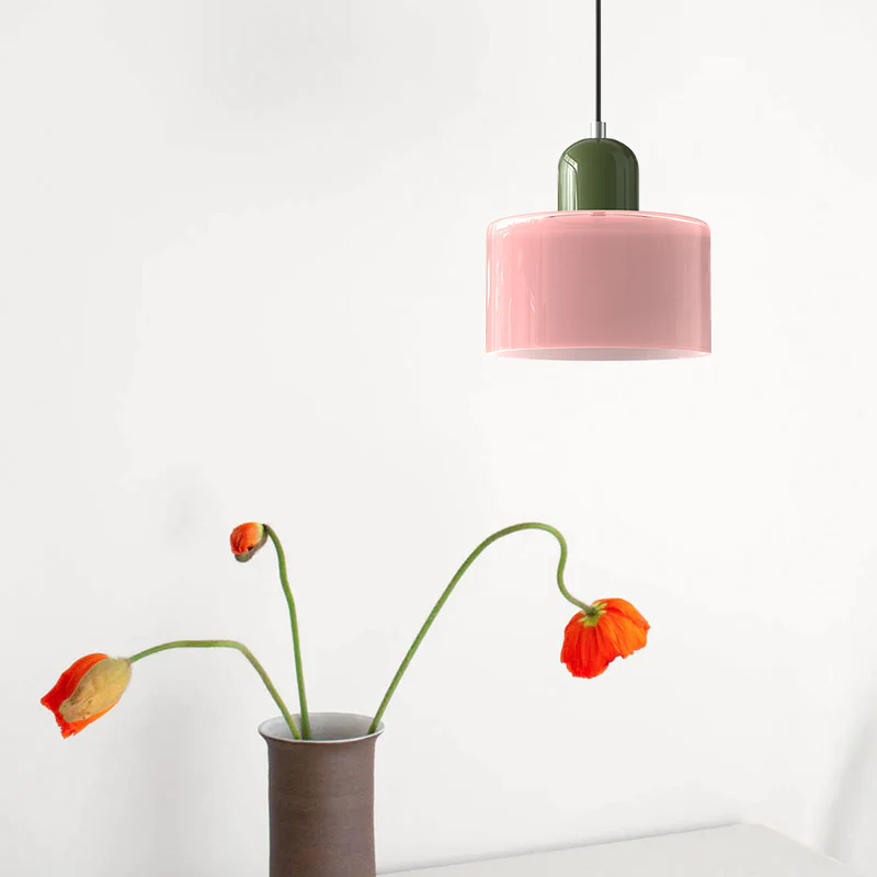 Bauhaus Small Glass Art Pendant Light