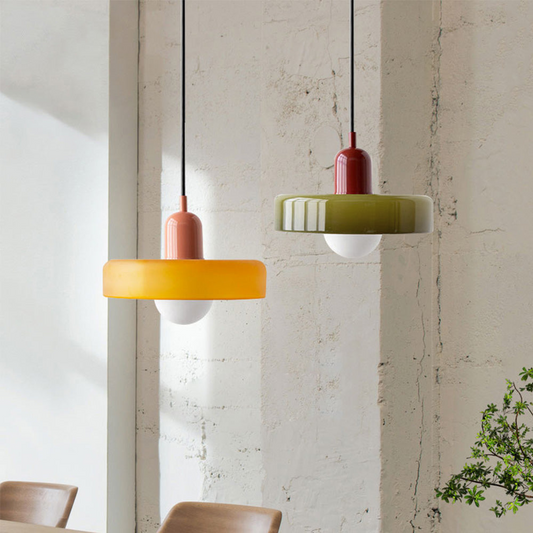 Bauhaus Glass Art Kitchen Island Pendant Light