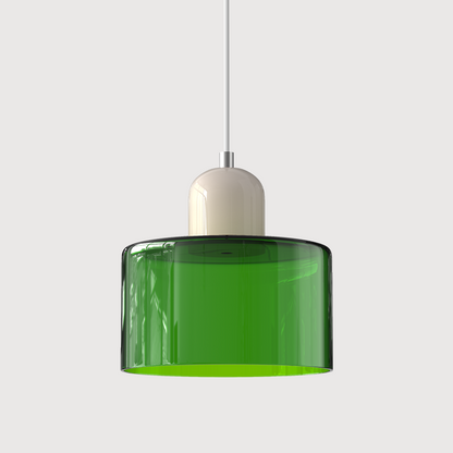 Bauhaus Small Glass Art Pendant Light