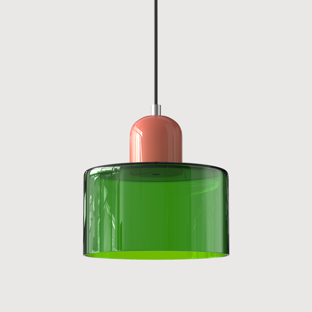 Bauhaus Small Glass Art Pendant Light