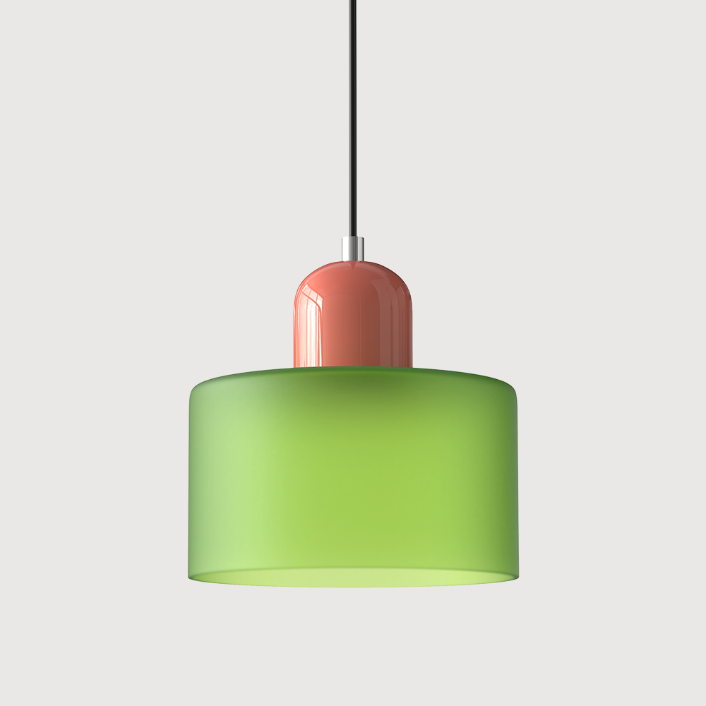 Bauhaus Small Glass Art Pendant Light
