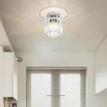 Modern 1-Light Hallway Flush Mount Ceiling Light