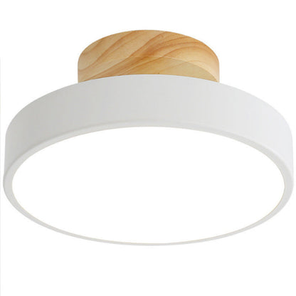 Modern Colorful Semi Flush LED Ceiling Light