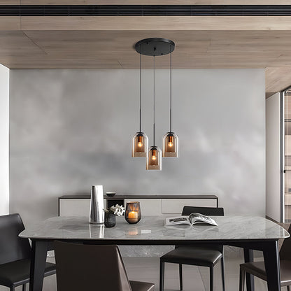 Double Layer Minimalist Small Pendant Light For Dining Room