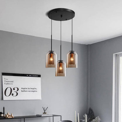 Double Layer Minimalist Small Pendant Light For Dining Room