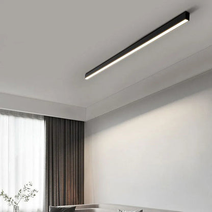 Contemporary Minimalist Long Strip LED Ceiling Lamp