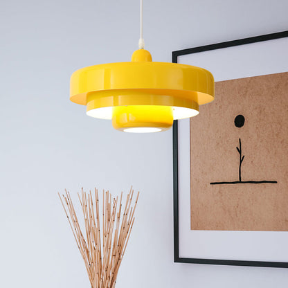 Mid Century Bauhaus Iron Pendant Lamp