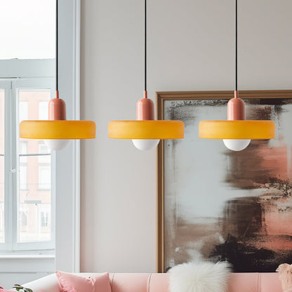 3 Heads Modern Art Decor Glass Pendant Light