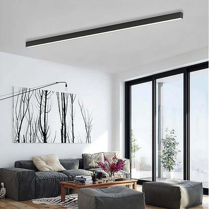 Contemporary Minimalist Long Strip LED Ceiling Lamp