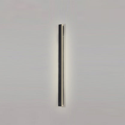 Industrial IP65 Modern Long Black Acrylic LED Outdoor Wall Lights