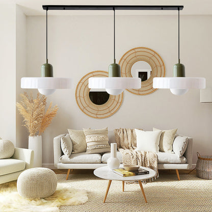 3 Heads Modern Art Decor Glass Pendant Light