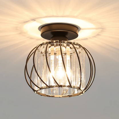 Nordic Simple Globular Glass Hallway Pendant Light