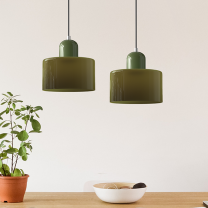 Bauhaus Small Glass Art Pendant Light