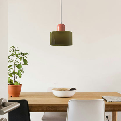 Bauhaus Small Glass Art Pendant Light