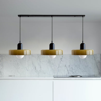 3 Heads Modern Art Decor Glass Pendant Light