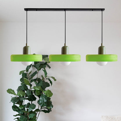 3 Heads Modern Art Decor Glass Pendant Light