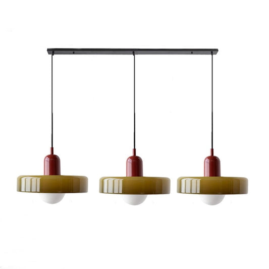 3 Heads Modern Art Decor Glass Pendant Light