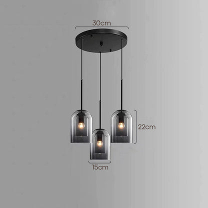 Double Layer Minimalist Small Pendant Light For Dining Room