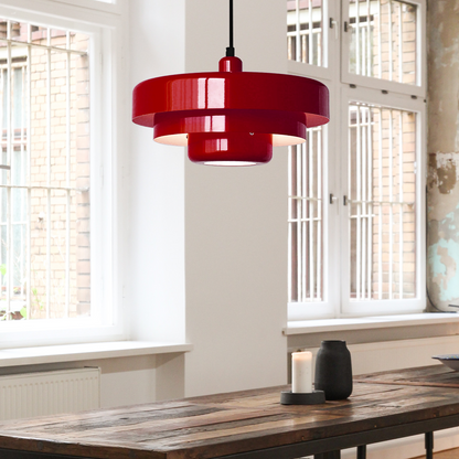 Mid Century Bauhaus Iron Pendant Lamp