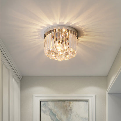 Contemporary Modern Crystal Ceiling Light