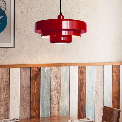Mid Century Bauhaus Iron Pendant Lamp