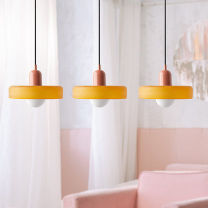 3 Heads Modern Art Decor Glass Pendant Light