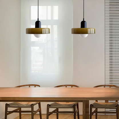 Bauhaus Modern Colorful Glass Pendant Light