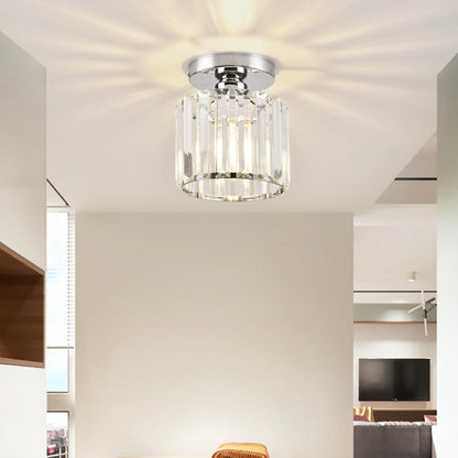 Modern 1-Light Hallway Flush Mount Ceiling Light