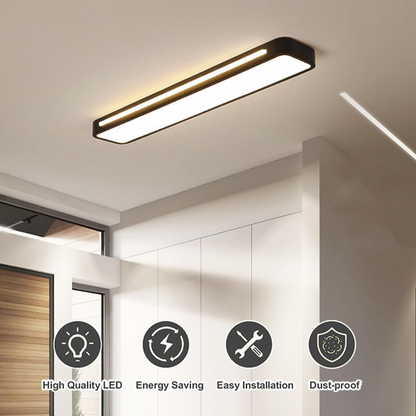 Modern Nordic Minimalist Long LED Ceiling Light