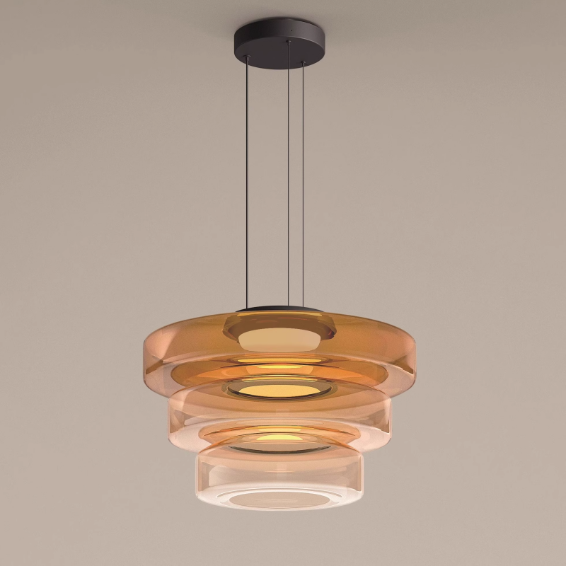Creative Modern Round Glass Pendant Light